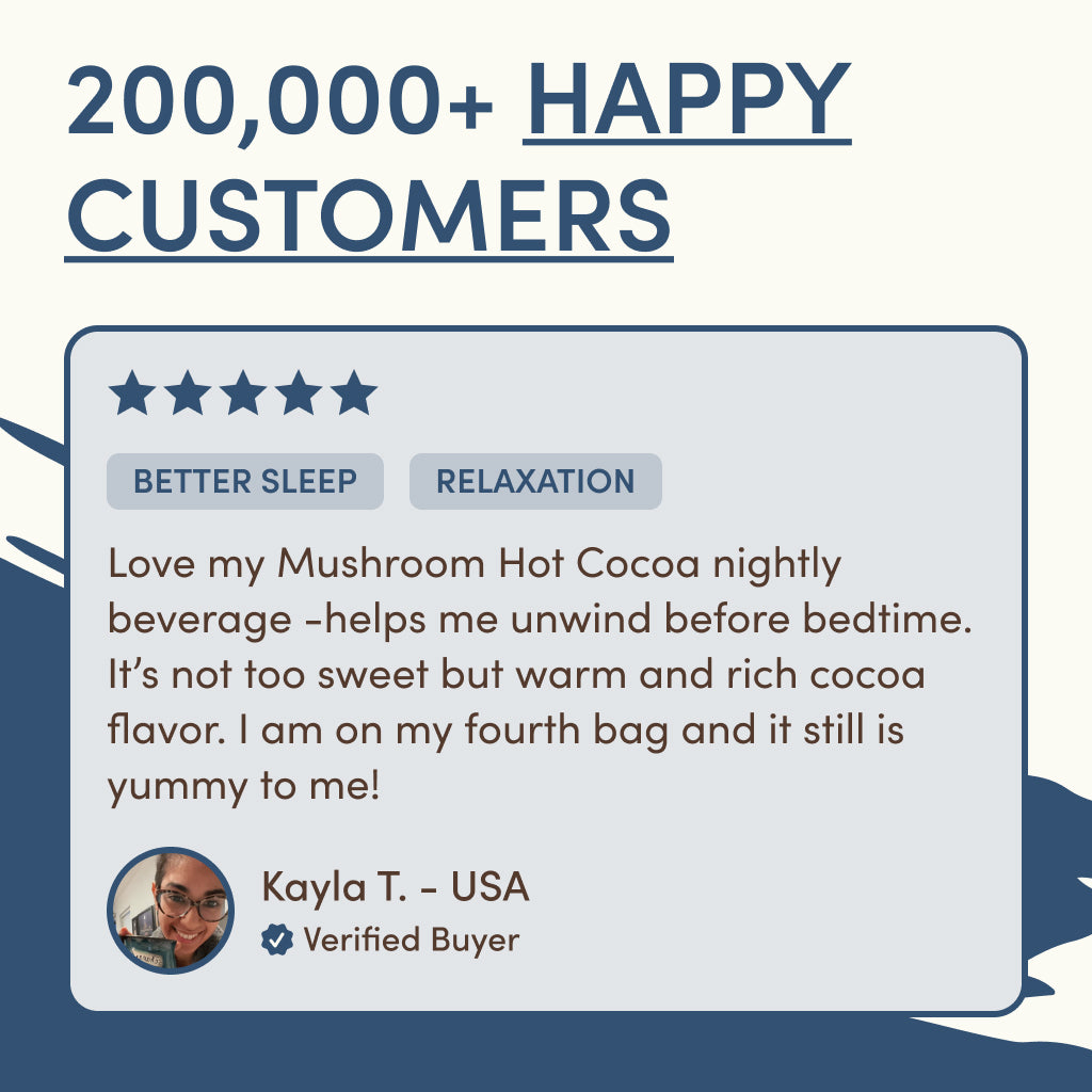 RYZE Nighttime Mushroom Cocoa Starter Bag - Easy Store