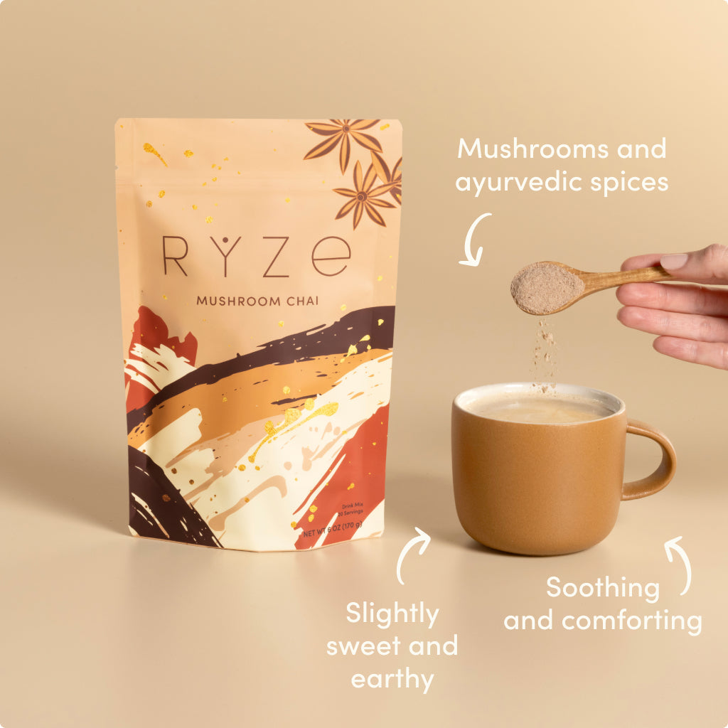 RYZE Mushroom Chai Starter Bag - Ready Carry