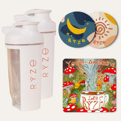 2 Shaker Bottles + FREE Gifts - Clean Style