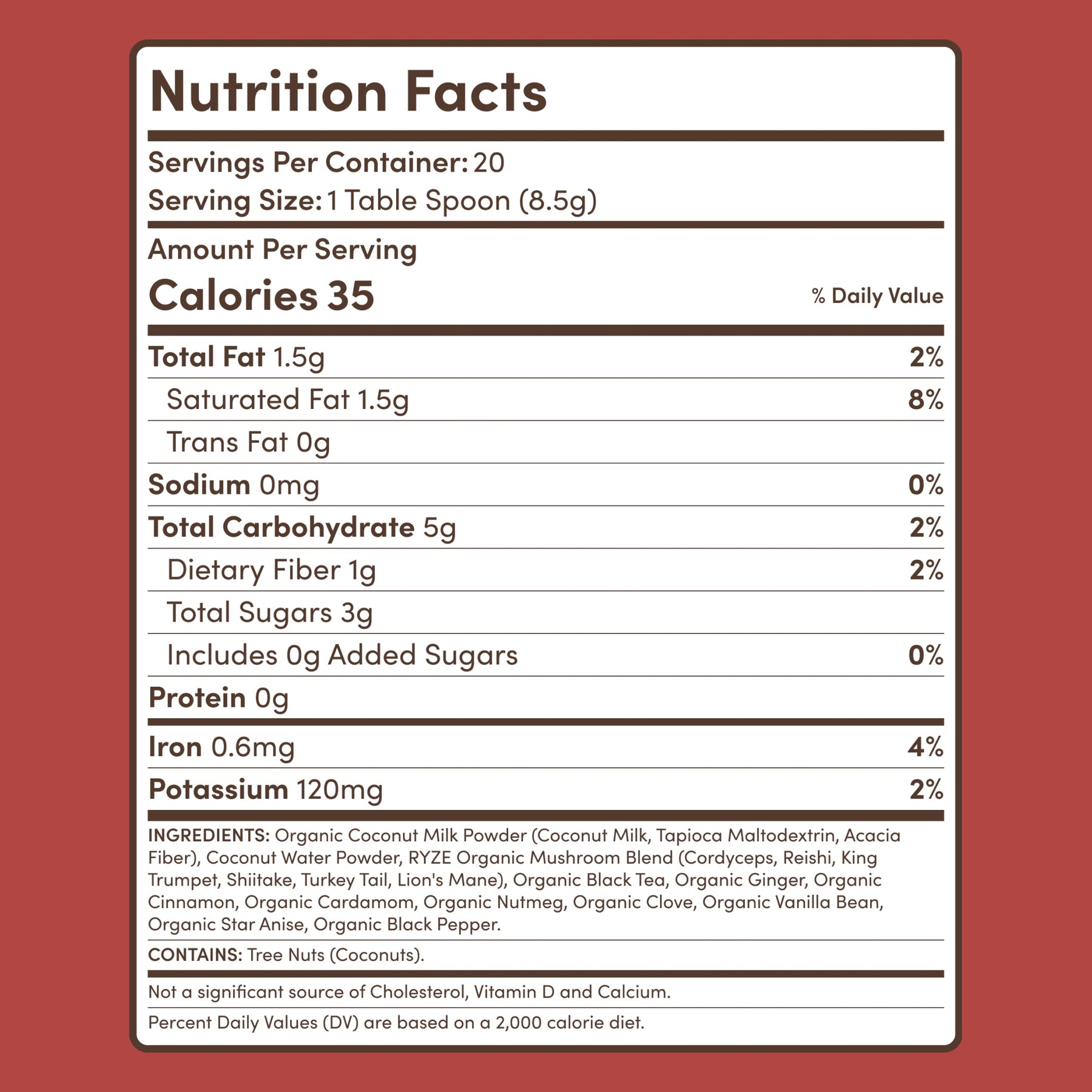 Chai (1 Pack - 20 Servings) - Easy Choice