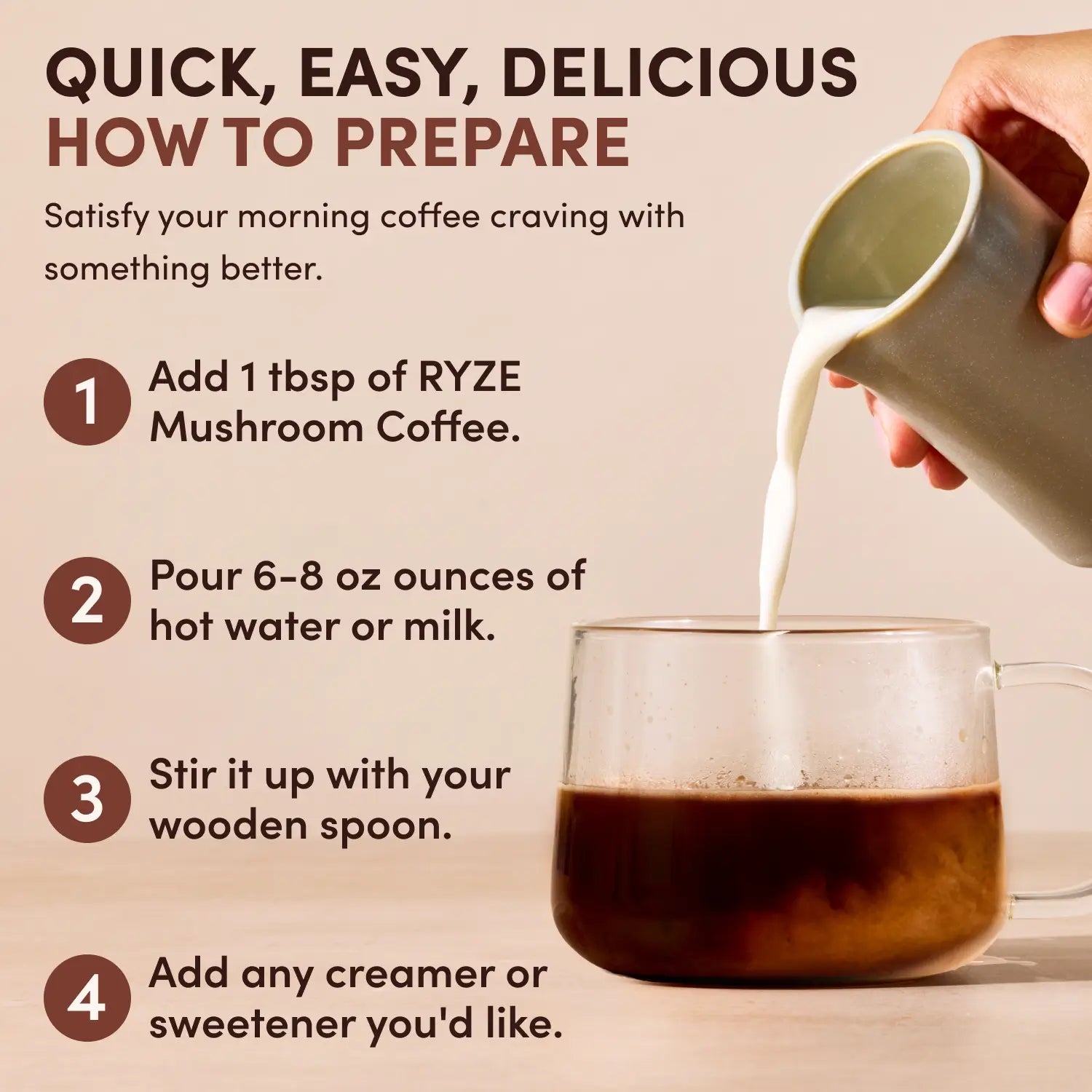 Mushroom Coffee Dark Roast Starter Kit (Upgrade) - Ready Routine