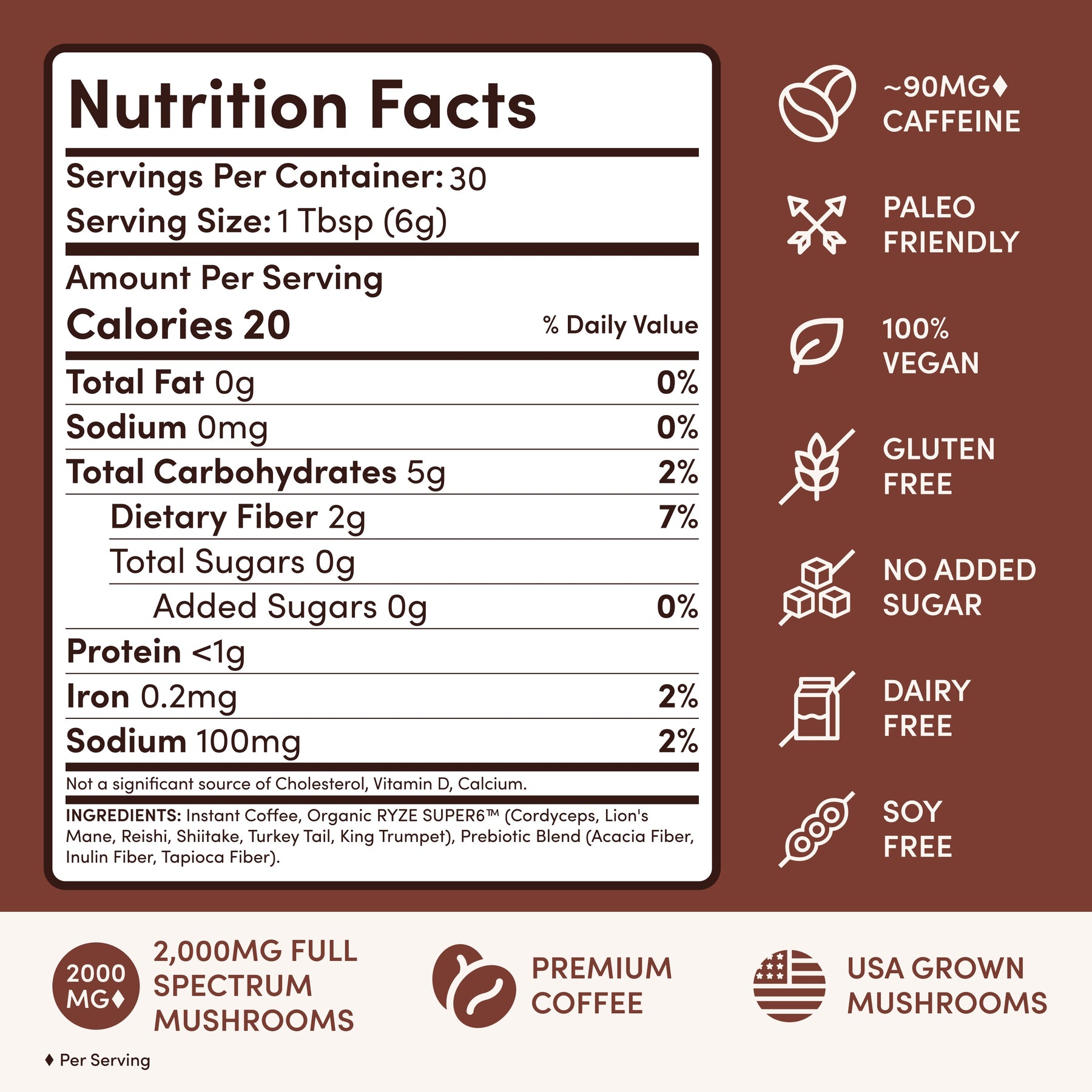 Coffee House Blend 30 Servings - Clean Style