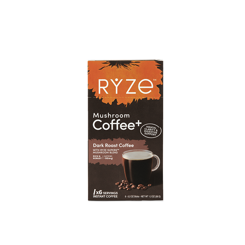 Dark Roast Mushroom Coffee Carton - Soft Pick