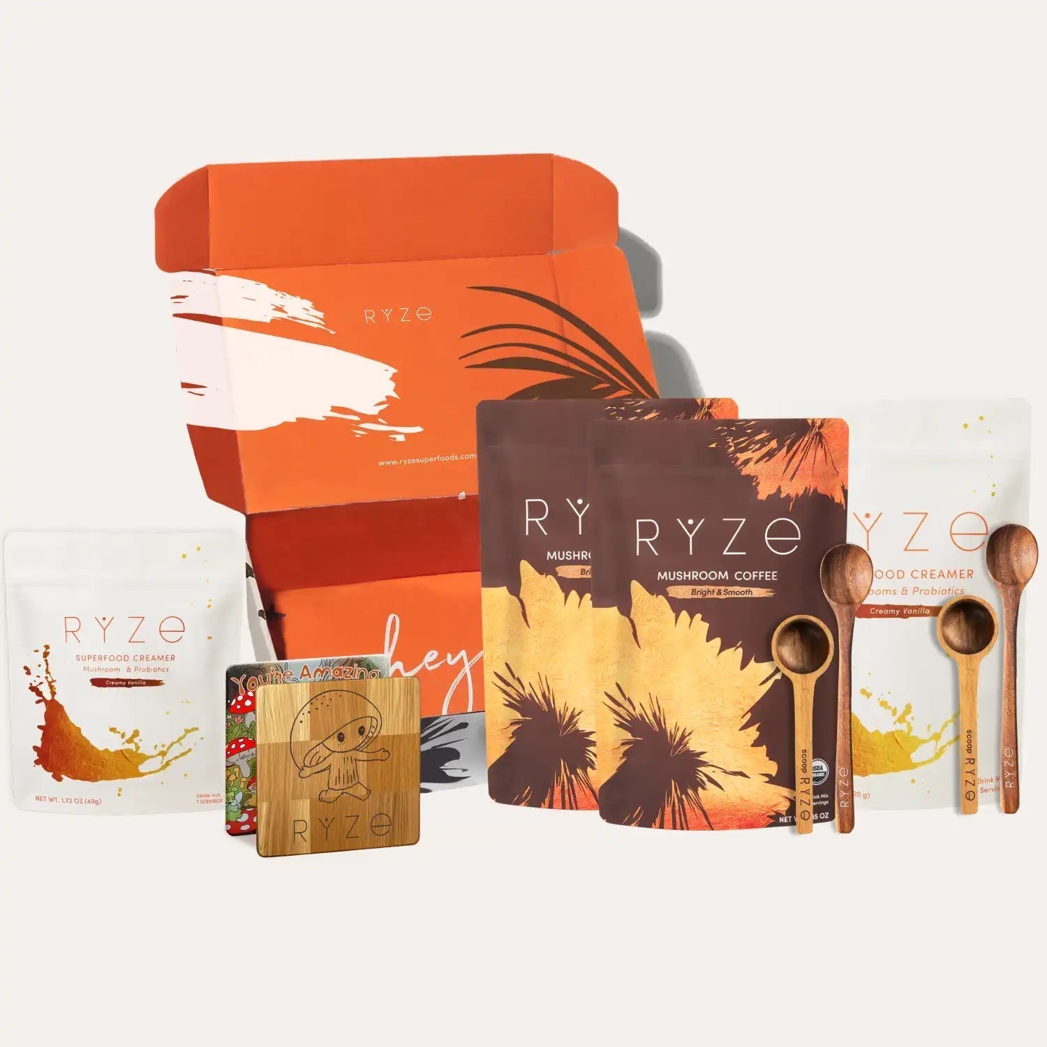 RYZE Starter Gift Set (2 Coffees + 1 Creamer) - Fresh Pair