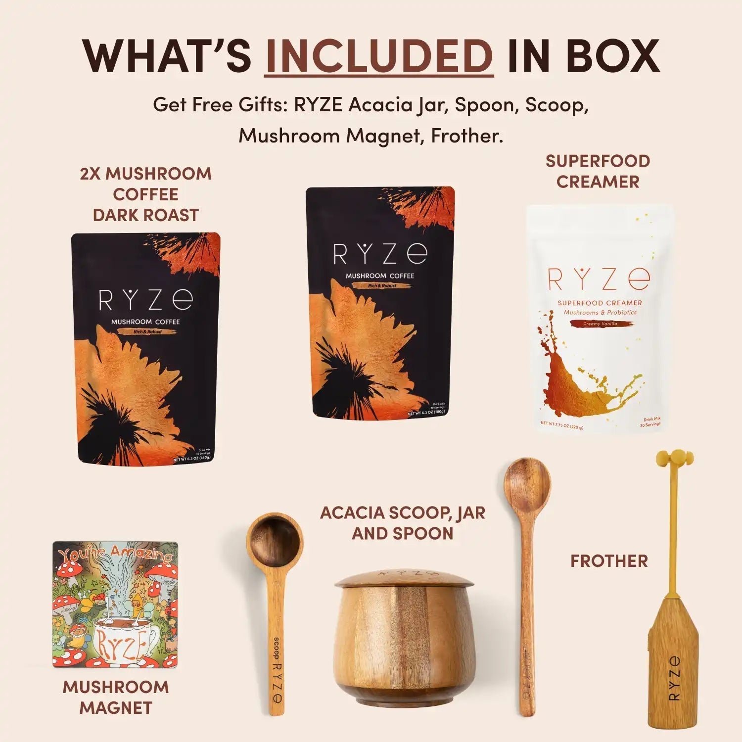 Mushroom Coffee House Blend Ritual Set - Classic Pick