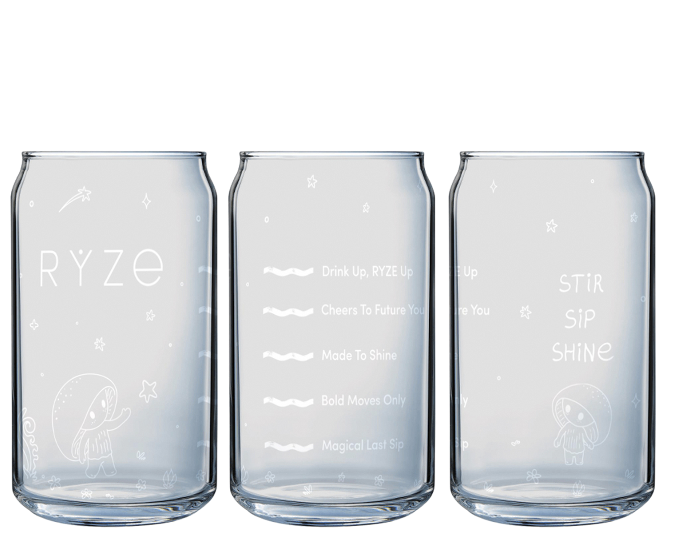 Iced Coffee Glass - Soft Pick