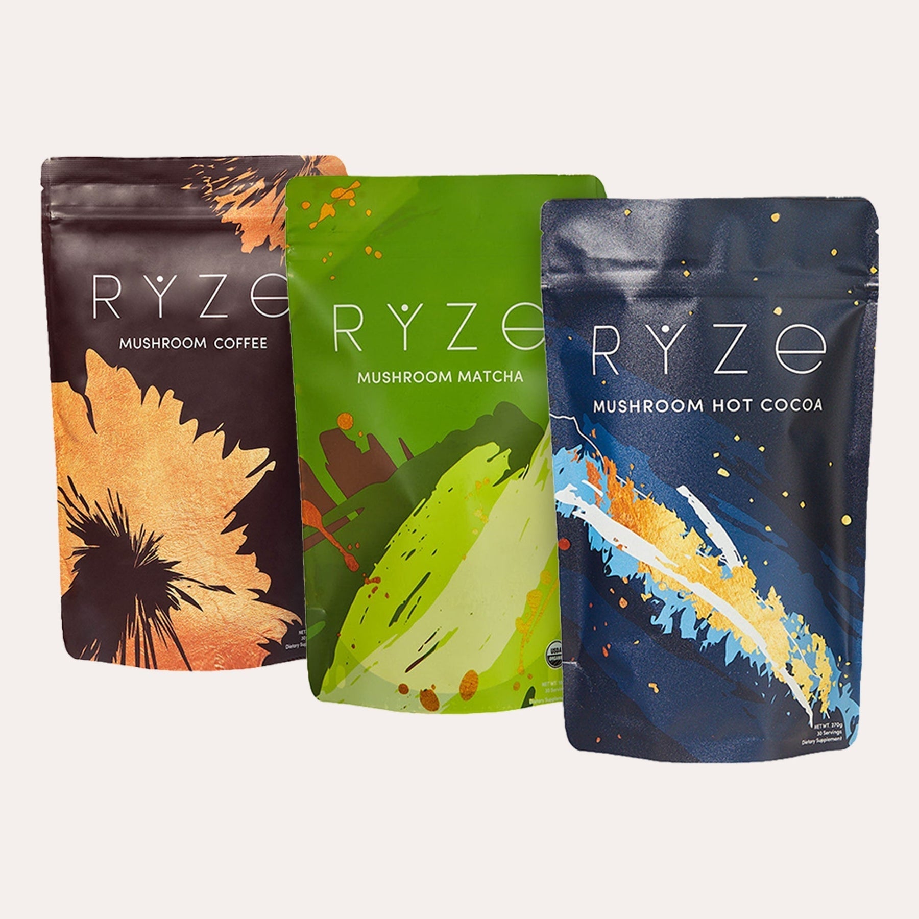 RYZE Hot Cocoa - with 6 Sleep Superfoods to Help Fall Asleep and Stay Asleep - Clean Style