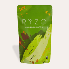 RYZE Matcha - with 6 Organic Adaptogenic Mushrooms Grown In USA and Ceremonial-Grade Japanese Matcha - Home Choice