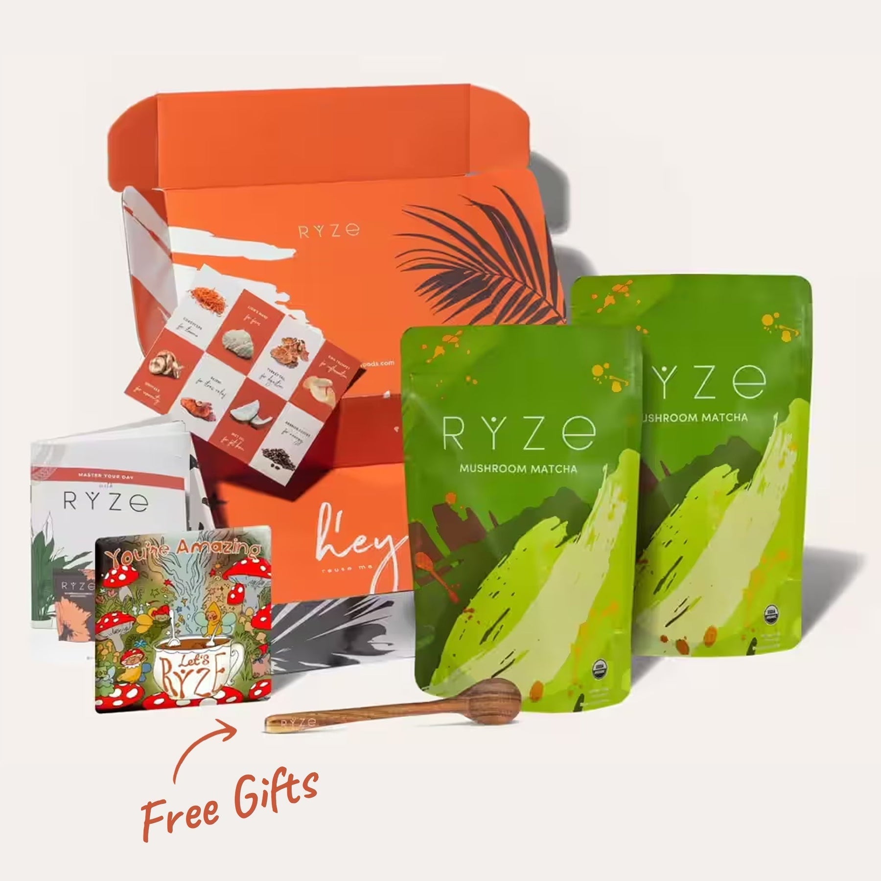 RYZE Organic Matcha Starter Kit (60 servings) - Travel Edit